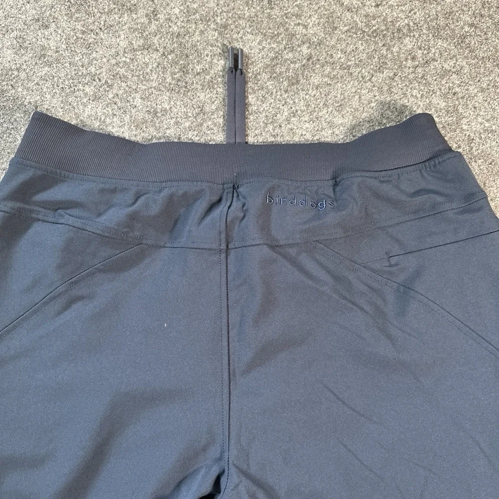 Birddogs Joggers Men's XXL Navy Blue Lined Stretch Performance Zip Athletic